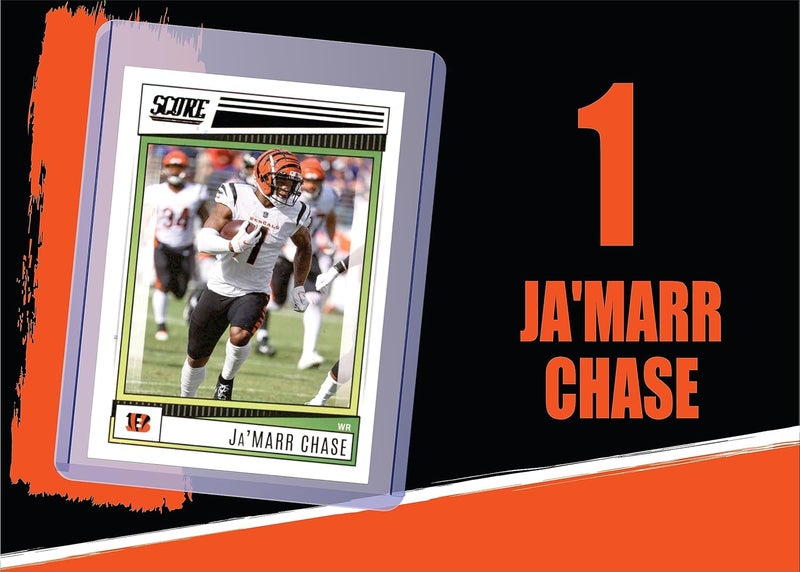 Chaser Ja'Marr Chase (5) Assorted Football Cards Gift Pack - Image 4